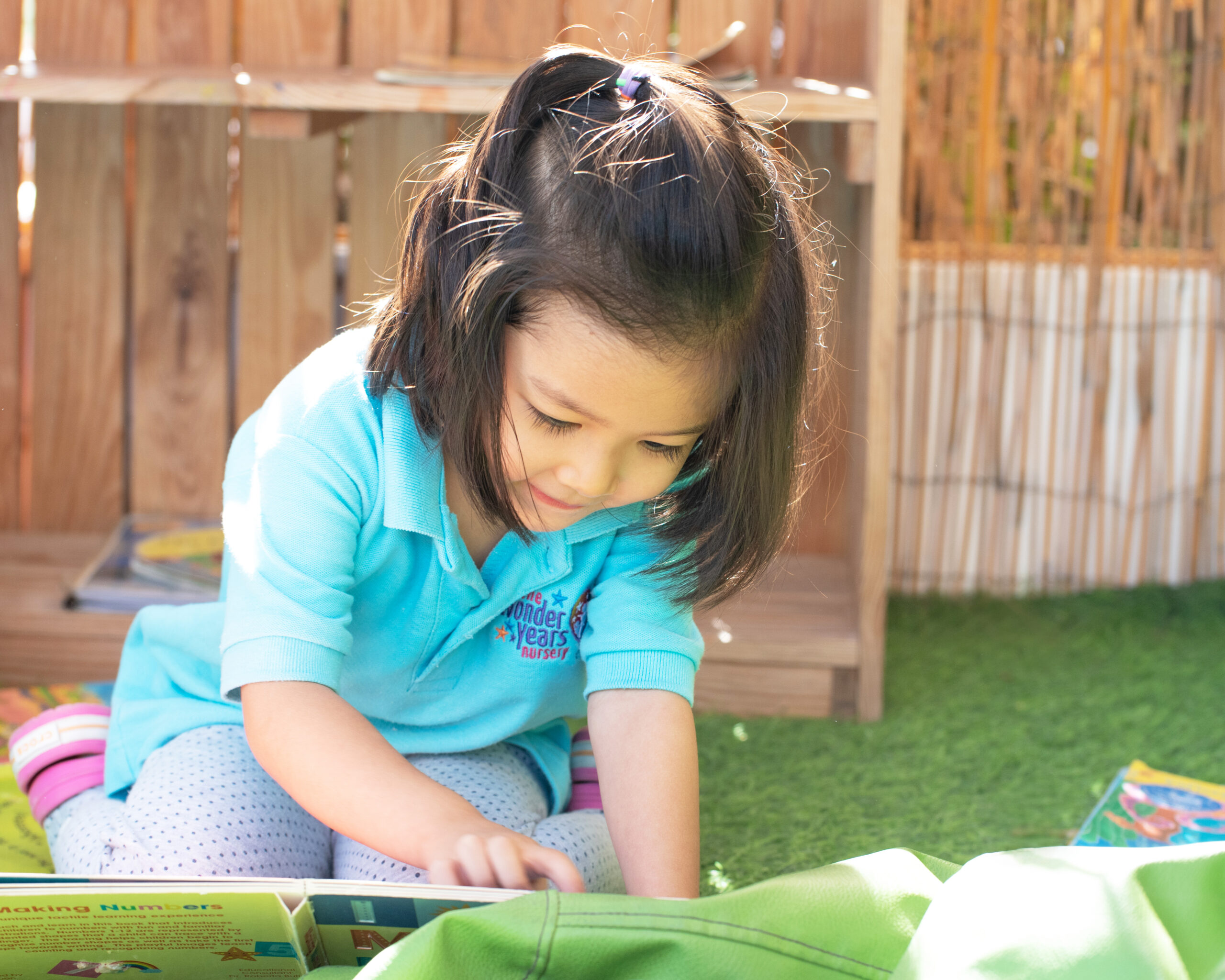 Age-based nursery class groups at The Wonder Years Nursery in Dubai
