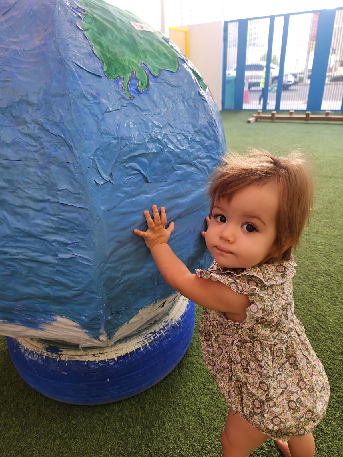 earth day 2025 Eco-themed art activity for Earth Day at our nursery in Dubai.