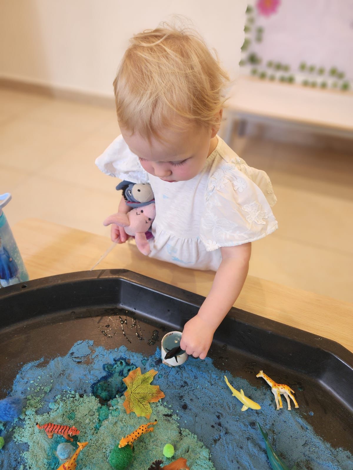 earth day activity at the Wonder Years Nursery Earth Day celebration at Sports City nursery