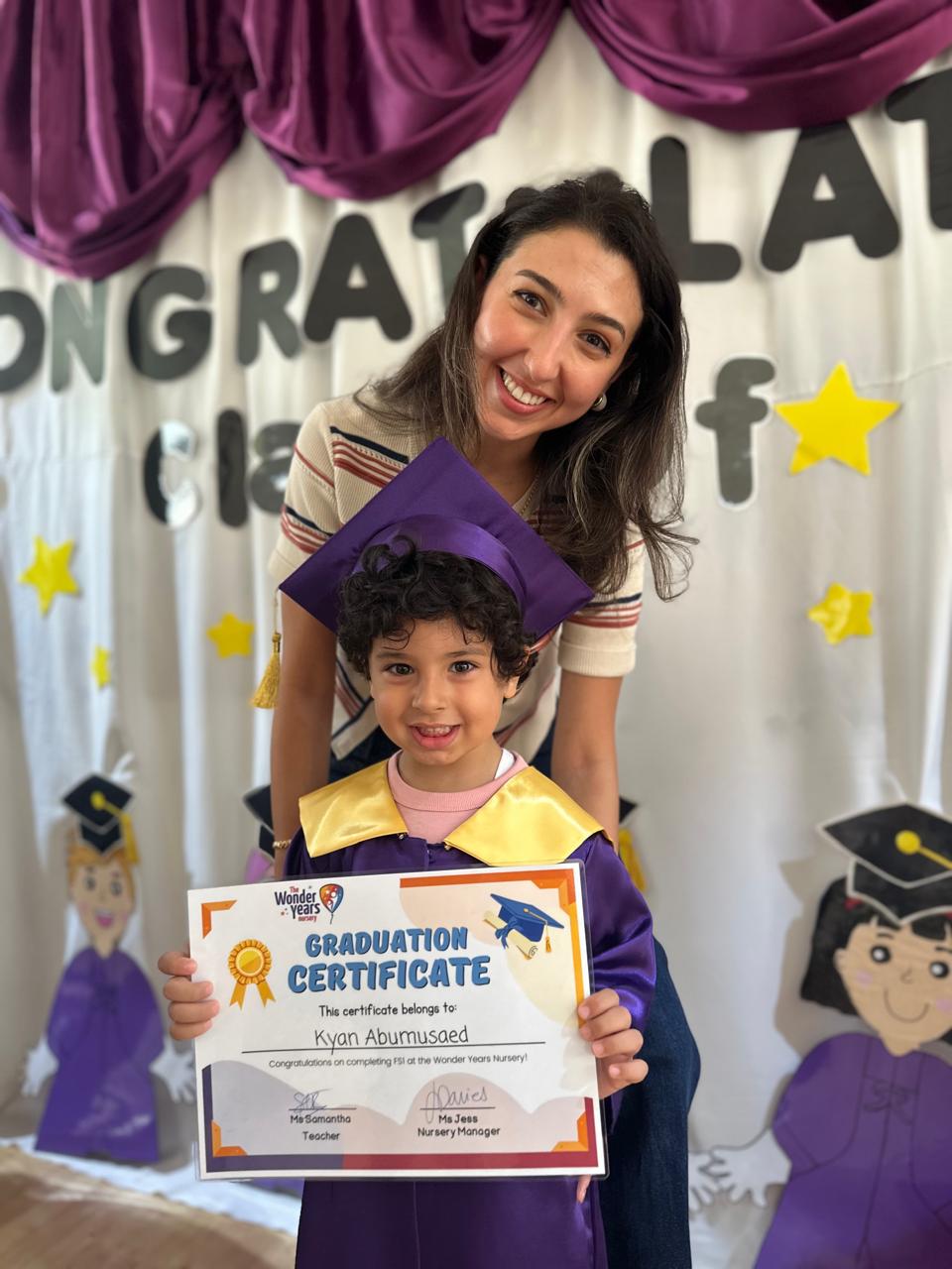 nursery-graduation-best-british-curriculum-nursery.jpg FS1 graduation at best British curriculum nursery in Dubai Remraam branch