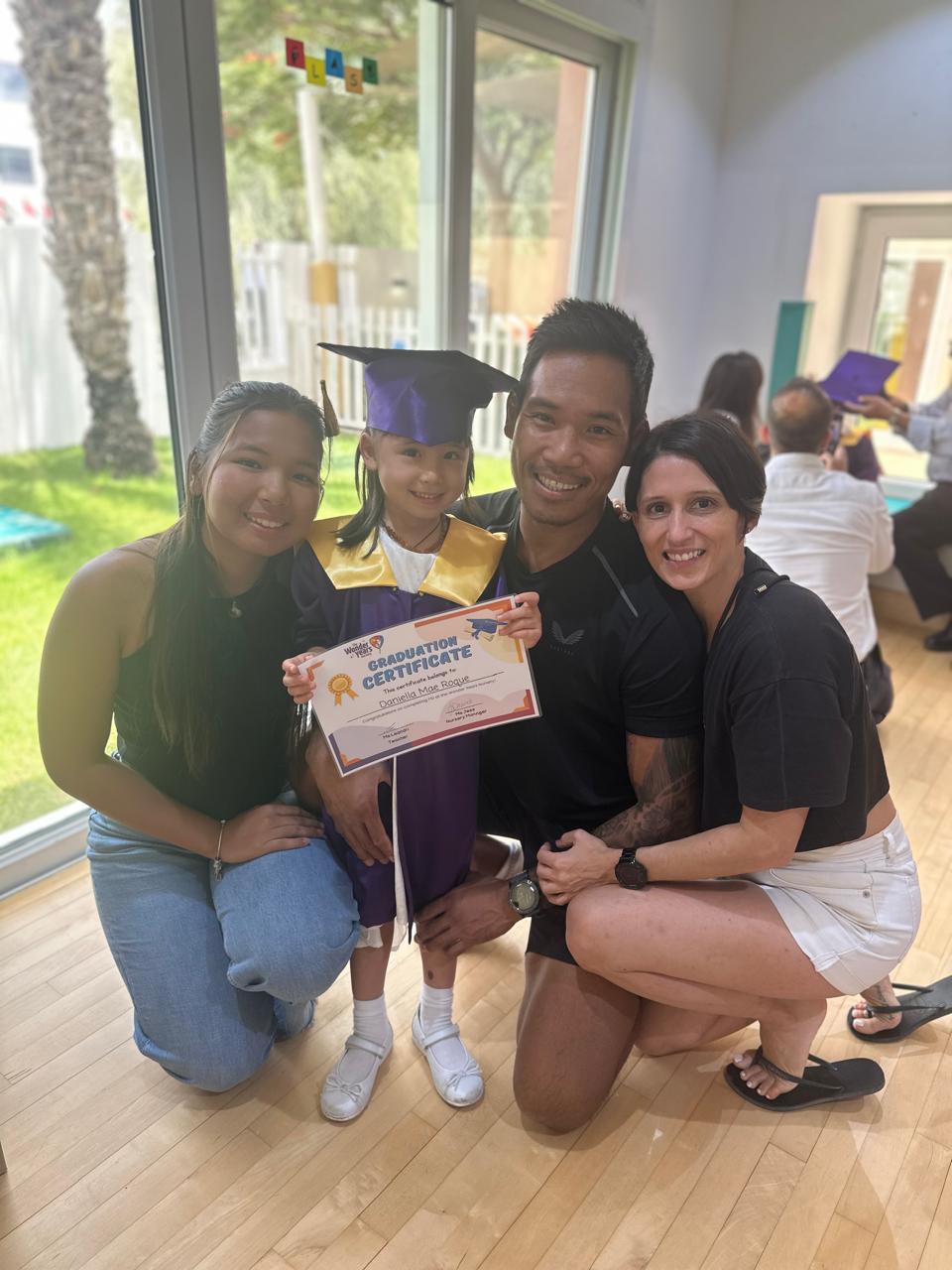 fs1-graduation-photo-play-school-dubai.jpg FS1 graduation photo at a play school in Dubai following EYFS curriculum