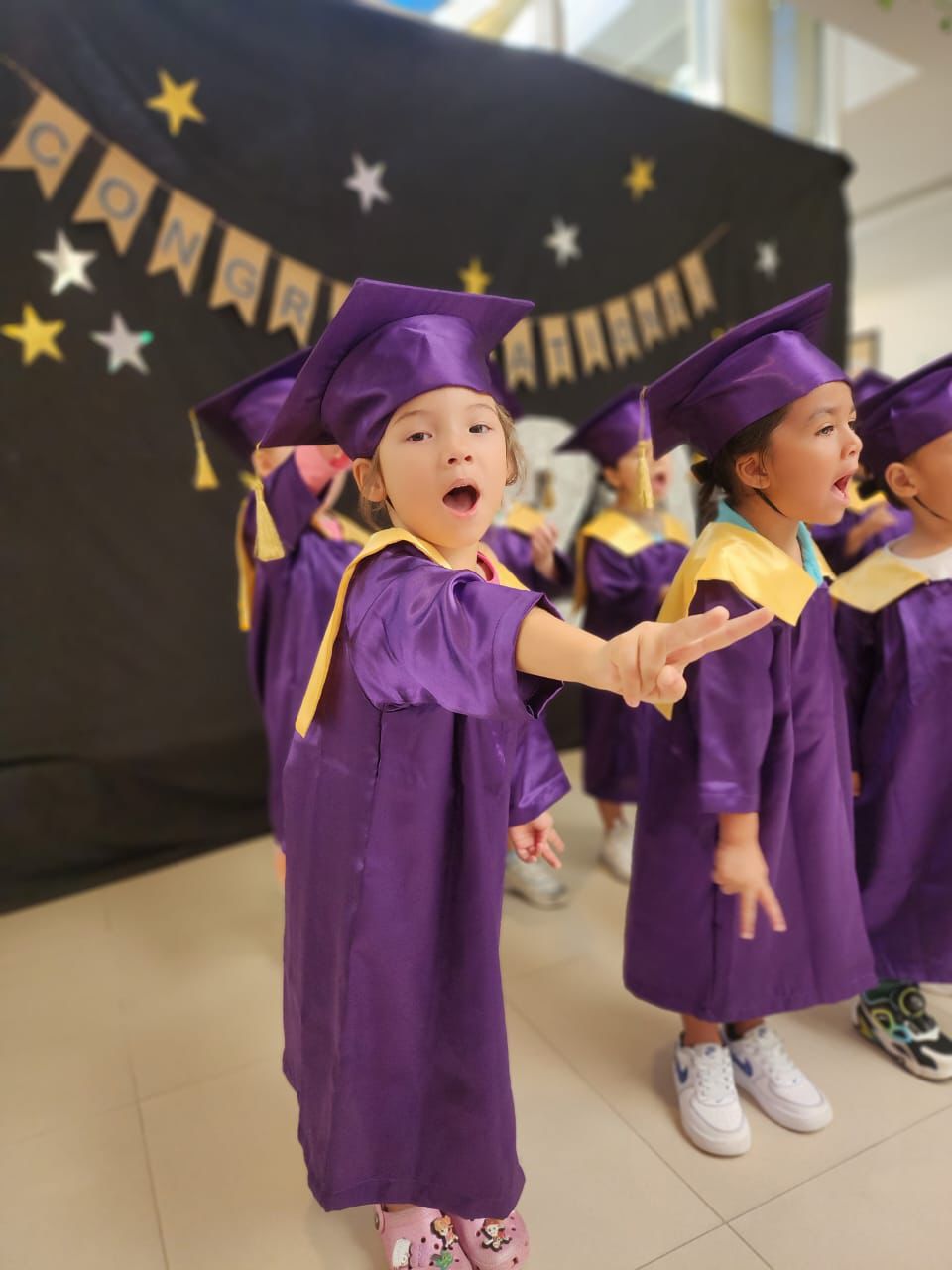 nursery uae FS1 graduation celebration at a good nursery in Motor City and Sports City Dubai
