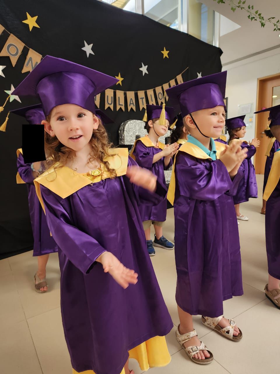 pre schools near me Happy FS1 graduates at a leading British nursery in Dubai